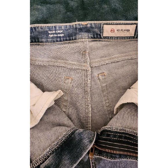 Adriano Goldschmied Mari Crop High-Rise Straight Jeans Size 28 NWOT - Picture 5 of 6